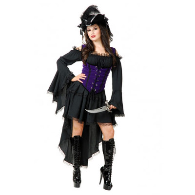BLACK PEARL PIRATE LADY PI1002