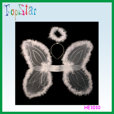 angel wings and halo set HE1010