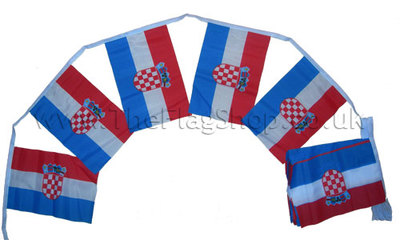 5M Croatia Plastic Bunting CR9005