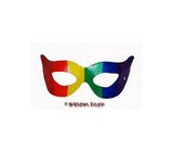 Rainbow gay pride leather mask Mardi Gras party featival parade unisex RB3002