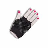 218900 Black Short Fishnet Gloves