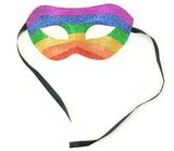 Glitter Half Mask Rainbow RB3002