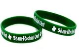 IR1108E19 St Patrick's Day Shamrock Bracelets
