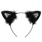 Black Cat Ear Hedband HE0136