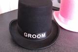 Black Groom top hat ST0144
