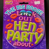 ​hen party badge TSB9070