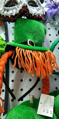 18IRH2997GR Green Top Hat Headband
