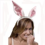 White and Pink Bunny Ear HE0148