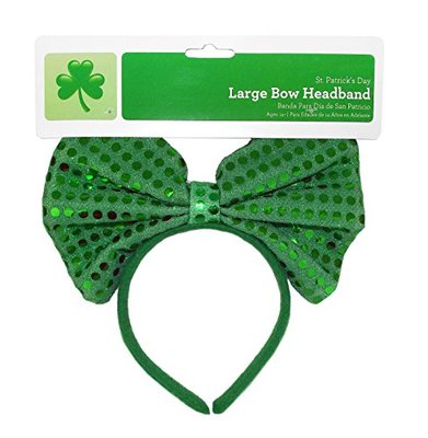 17IR0313D Bow Sequin Headband