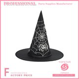 Black Halloween Spider Witch Hat TSP5044