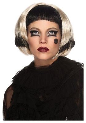 6676Edge Of Glory Black And Blonde Lady Gaga Wig