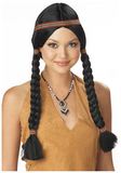 6659Indian Braided Pig Tail Wig