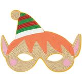 HA3002 Elf festive sequin mask