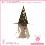 Black Halloween Witch Hat Hair TSP5082