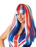 Union Jack Glamour wig UK6002