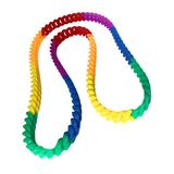 Gay pride rainbow necklace silicone link necklace 34 lnch RB9014