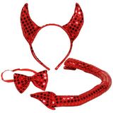 Red horn suits head buckle 38652
