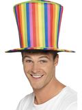 adult rainbow top hat RB5008
