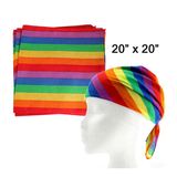 ​Rainbow striped Bandana headband RB2002