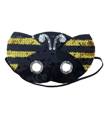 HA3004 Maker's Halloween Bumblebee Sequin MASK