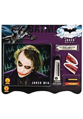 6863Joker Deluxe Wig And Makeup Kit