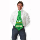 Green Eat Drink and Be Irish Party Tie 17IRT9101B
