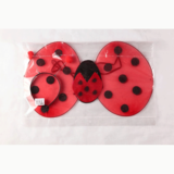 Red Silk Ladybug Set (4108)
