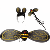 Black Silk Ladybug Set (4124)