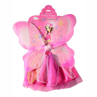 ​Pink Silk Butterfly Wing Set (4116)
