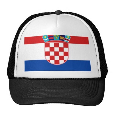 Croatia flag of croatia trucker hat CR5003