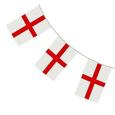 5M England St George Plastic Bunting EG9007
