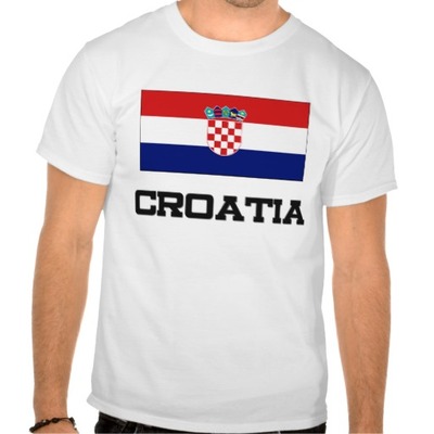 Croatia flag t shirt CR1001
