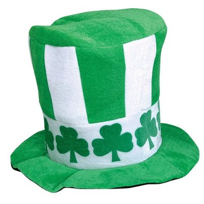 Green Shamrock Top Hat 17IR0006