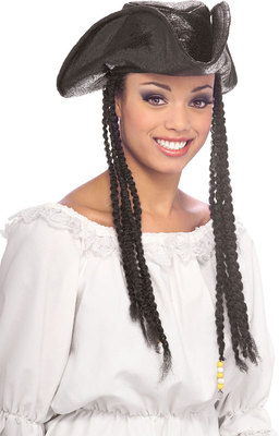 HAT WITH BRAIDS PI6001