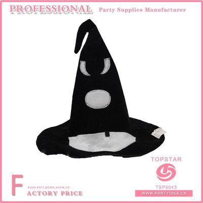 Black Hallowen Velvet witch hat TSP5043