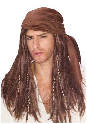 6627Caribbean Pirate Wig