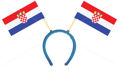 Croatia Flag Headband CR2001