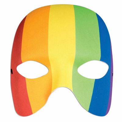 Rainbow Half Mask RB3001