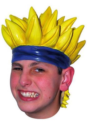 6868Kids Yellow Anime Cartoon Wig