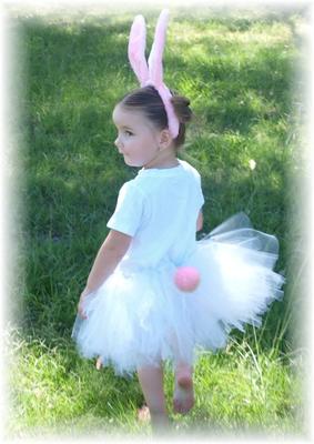 ES1009 Easter Bunny HAT Ears Parade Tutu