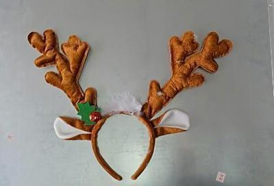 17CH2064BR Fashion Christmas Anlter Headband