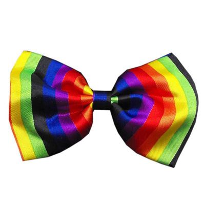 Rainbow Ombre hair bow RB9014