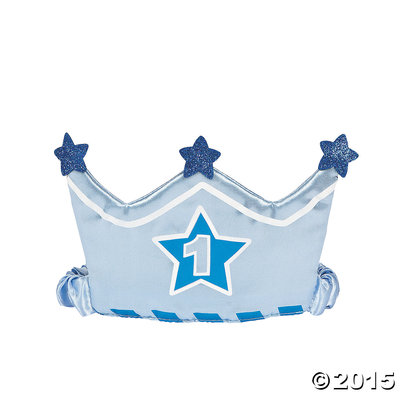 1st Birthday Boy Crown Headband Party BST5008