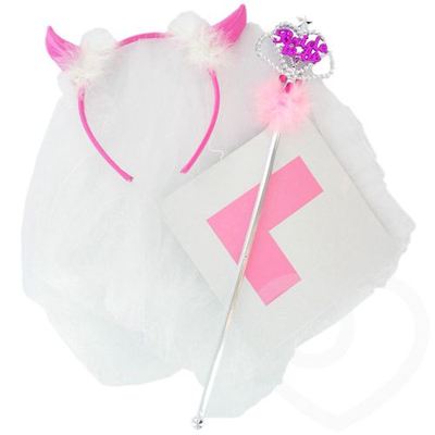 Pink horn suits head buckle HE0002PK