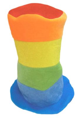 ​ Rainbow top hat RB5009
