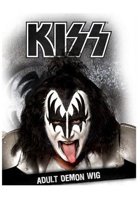 6824Kiss Demon Rock Band Wig