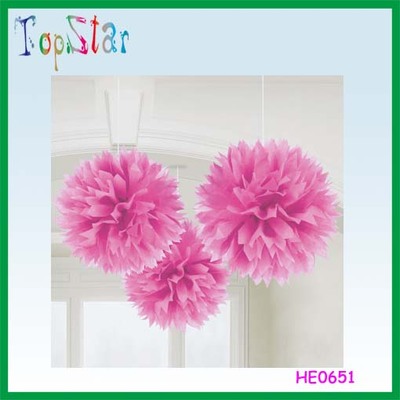HE0651 Pompom tissue paper