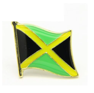 Jamaica Flag Lapel Pin Jamaican Pride Badge for Clothing Bags Perfect Souvenir and Gift